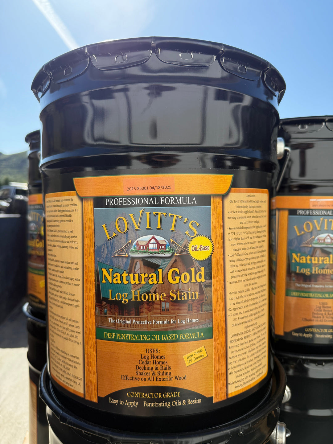 Top log home contractor recommends Lovitt’s products