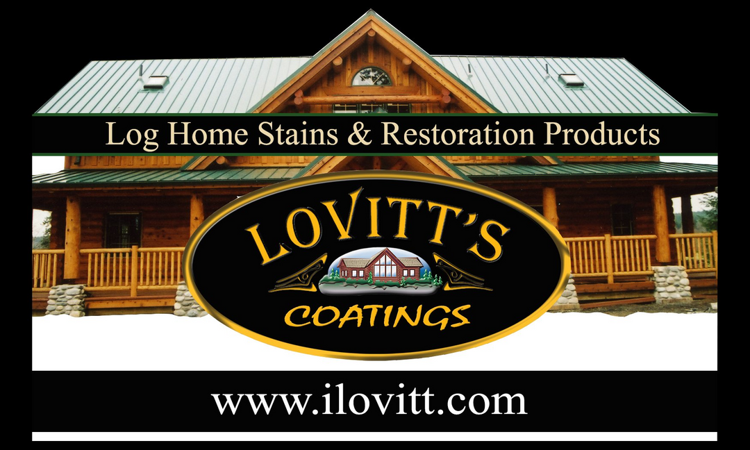 USING POWDER COATING PROCESSES ALONG WITH A QUALITY WOOD STAIN ON LOG HOMES
