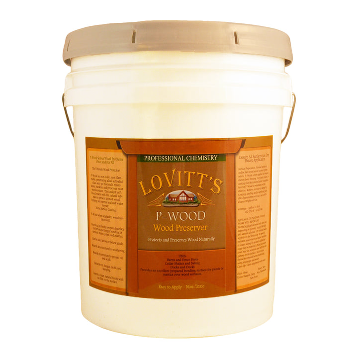 Lovitt's P-Wood 5 gallon bucket